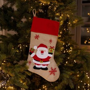 Julesokke med julemand 
