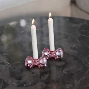 2 stk Lysestage sljfe lyserd 