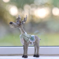 Rensdyr 26 cm med trklde 999014